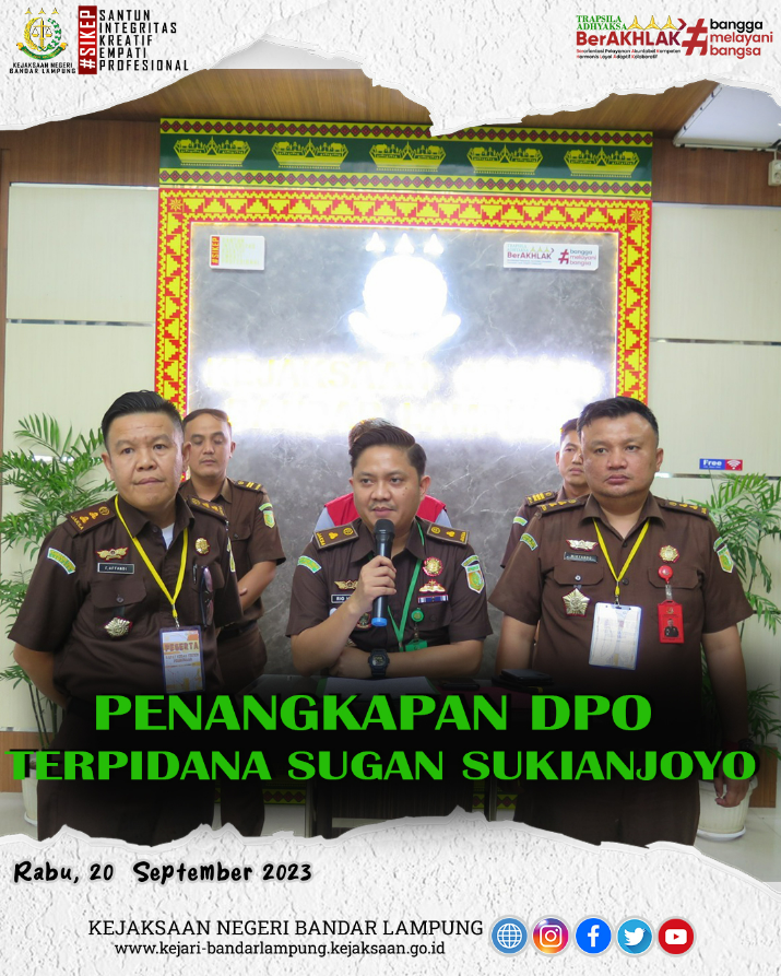 Tim Tabur (Tangkap Buronan) Menangkap DPO atas nama Sugan Sukianjoyo