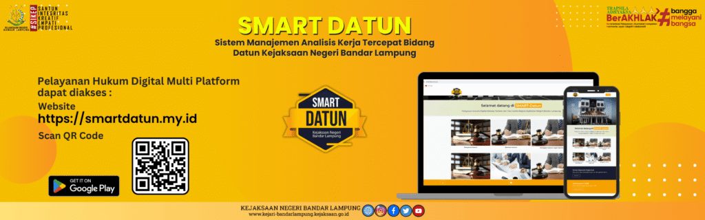 Smart Datun (Layanan Hukum Gratis berbasis Digital)
