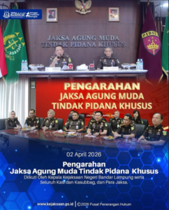 pengarahan jaksa agung muda tindak pidana khusus