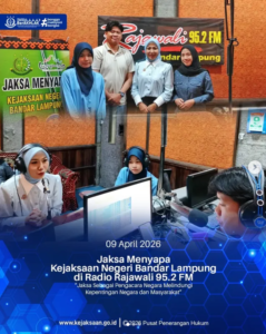 jaksa menyapa kejaksaan negeri bandar lampung di radio rajawali 95.2 fm